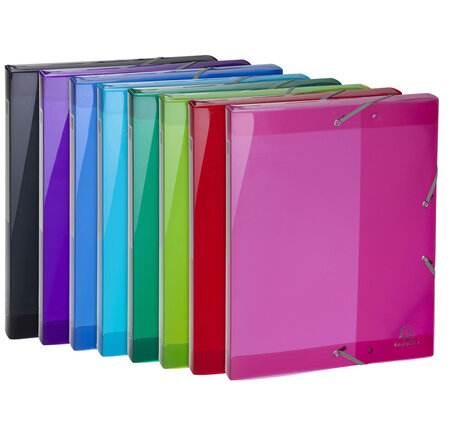 Boite De Classement En Polypropylène Dos 25mm Iderama Pp - A4 - Couleurs Assorties - X 8 - Exacompta