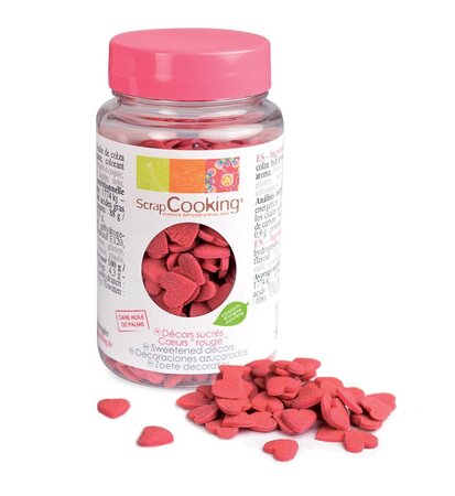 Décors sucrés Coeur rouge