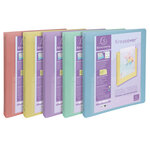 Classeur 4 Anneaux 30mm Polypropylène Kreacover Pastel - A4 Maxi - X 15 - Exacompta