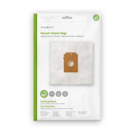 Sac d'Aspirateur | Convient pour Bosch / Siemens Arriva - Smiley K NEDIS