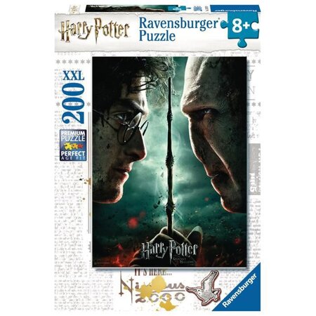 Harry potter puzzle 200 pieces xxl - harry potter vs voldemort - ravensburger - puzzle enfant 200 pieces - des 8 ans
