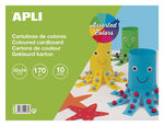 Carton Bloc 32X24Cm 10  Feuilles  Couleurs Assort.