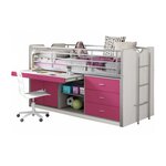 Lit Combiné Bureau Bonny Fuchsia