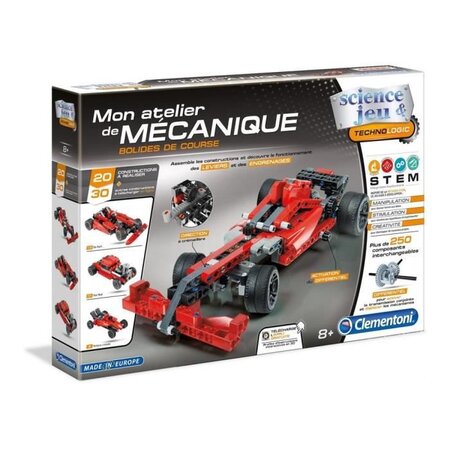 CLEMENTONI Mon Atelier de Mécanique - Bolides de course