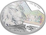 Pièce de monnaie en Argent 2 Dollars g 31.1 (1 oz) Millésime 2023 CZECH LION