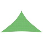 vidaXL Voile d'ombrage 160 g/m² Vert clair 3 5x3 5x4 9 m PEHD