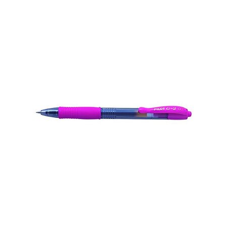 Stylo bille à encre Gel G2 07 Pointe Moyenne Rose x 12 PILOT