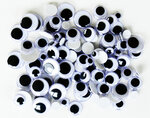 Yeux mobiles Ø7 à 15mm 100 pièces
