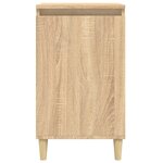 vidaXL Table de chevet chêne sonoma 40x35x70 cm bois d'ingénierie
