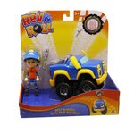 REV & ROLL  VOITURE JOUET BEST BUDDIES  Véhicule Rumble de 17 cm aux Fonctions Mécaniques et sa Figurine Rev de 10 cm  Jouet du D