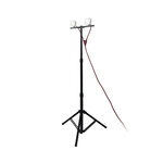 Projecteur de chantier led sur pied  filaire  x2 projecteurs 20 w  2800 lumens