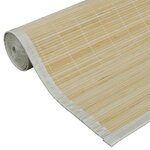 vidaXL Tapis en bambou 160x230 cm Naturel