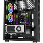 XIGMATEK Boitier sans alimentation Overtake - Grande Tour - Format E-ATX - RGB - Noir