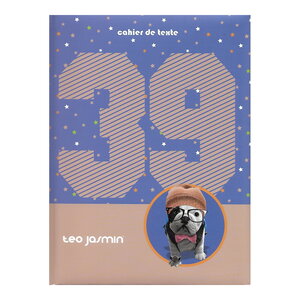 Cahier de textes - 16 x 21.5 cm - téo jasmin roller