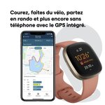 FITBIT - Montre connectée Versa 3 - Autonomie + de 6 jours - Rose