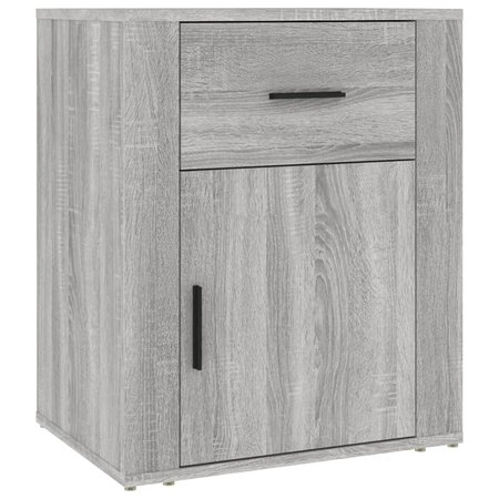 vidaXL Table de chevet Sonoma gris 50x36x60 cm Bois d'ingénierie