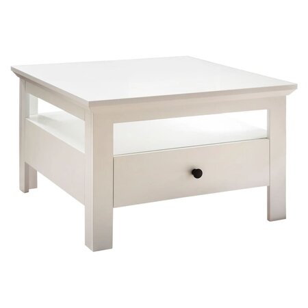 Trendteam Table basse avec tiroir Universal Blanc