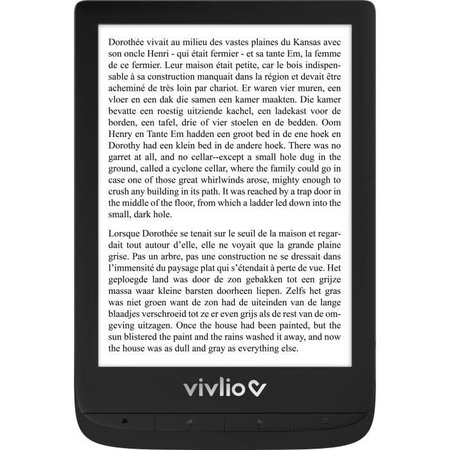 VIVLIO - Liseuse Numérique Touch Lux 5 - Noir