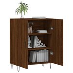vidaXL Buffet chêne marron 69 5x34x90 cm bois d'ingénierie