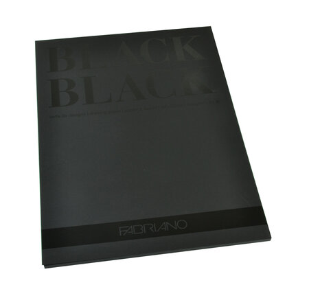 Papier Fabriano Noir Bloc 24x32 300g 20 feuil. ultranoir