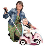 Smoby voiture à enfourcher enfant 3 en 1 maestro rose
