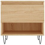 vidaXL Table basse chêne sonoma 50x46x50 cm bois d'ingénierie