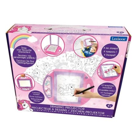LEXIBOOK - Projecteur a dessin Licorne - Modeles et tampons