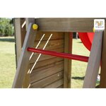 Plateforme de jeux en bois carol tour + toboggan