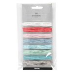 8 ficelles en coton coloré - 5 m