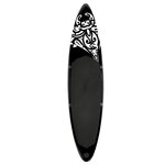 vidaXL Ensemble de planche SUP gonflable 366x76x15 cm Noir