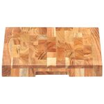 vidaXL Planche à découper 40x30x4 cm Bois d'acacia massif
