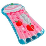 Matelas gonflable d'eau géant  ultra confort  pour piscine & plage - smoothie 185 x 100 cm
