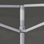 vidaXL Tente de réception pliable avec 4 parois 2x2 m Acier Anthracite