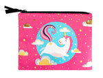 Pochette 20 x 15 cm rose - Licorne