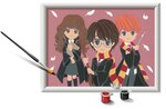 Numero d art lignes colorees portraits Harry Potter  moyen modele