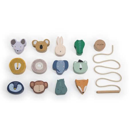 Perles en Bois Animaux 1er age