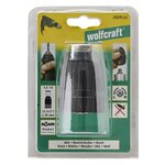 Wolfcraft mandrin de perçage à dégagement rapide 1 5-13mm noir 2609000