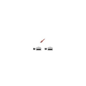 MCL CORDON DE BRASSAGE - RJ45 CAT 5E F/UTP - 1 M - ROUGE