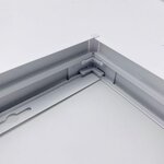 Kit en saillie blanc pour panneau led 30x30 slim - blanc - silamp