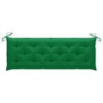 vidaXL Banc de jardin 3 places avec coussin 150 cm Gris Eucalyptus