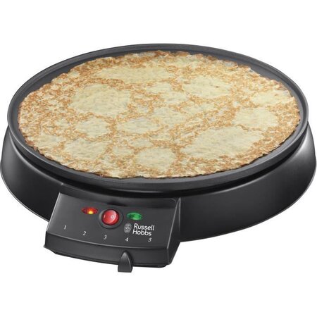 Russell Hobbs 20920-56 Crepiere Familiale Fiesta Diametre 30cm pour Crepe Party, Thermostat Réglable