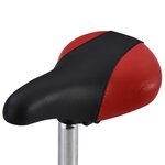 vidaXL Trottinette électrique avec selle et LED 120 W Rouge