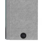 vidaXL Armoire de salle de bain à miroir LED Gris béton 80x12x68 cm
