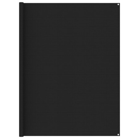 vidaXL Tapis de tente 250x350 cm Noir