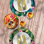 Set de table rond PVC tissé CORSICA