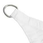 vidaXL Voile de parasol Tissu Oxford carré 5x5 m Blanc