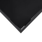 vidaXL Table de bar de jardin Noir 180x60x110 cm Verre trempé
