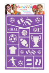Pochoir de maquillage pour enfant Sport
