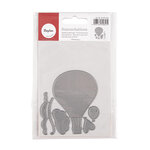 Kit Gabarits de découpe: Balloon  1 4x2cm - 6x8 6cm  6 pces