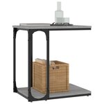 vidaXL Table d'appoint Sonoma gris 50x35x52 cm Bois d'ingénierie